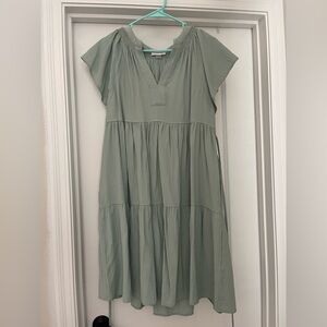 Calvin Klein A-line Textured Dress